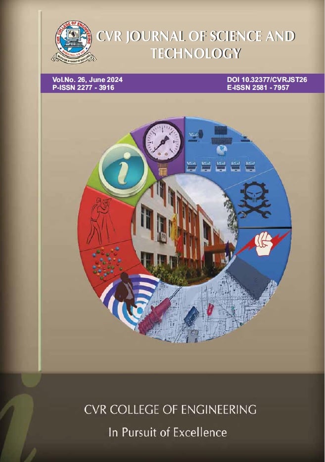 CVR Journal of Science and Technology